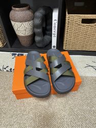 Hermes Shoes Cowhide Casual Look Alike Fake Red Bottom Shoes