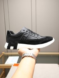 Hermes Shoes Cowhide Casual Luxury Fake Sneakers