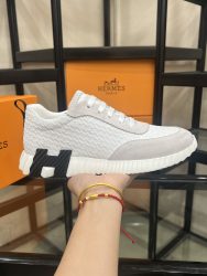 Hermes Shoes Cowhide Casual Replica Fake Valentino Shoes