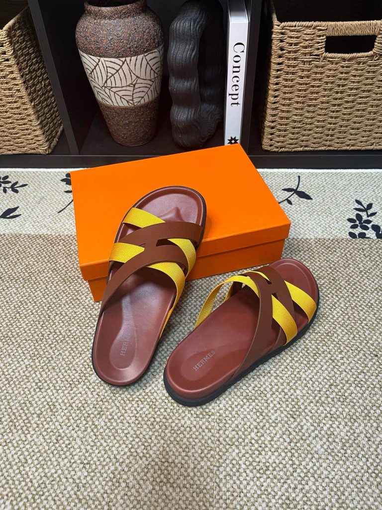 Hermes Shoes Cowhide Casual Super Clone Fake Designer Shoes