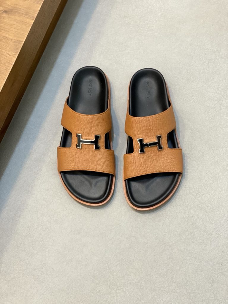 Hermes zapatos de piel de vaca elegante primera copia falsa Golden Goose zapatos