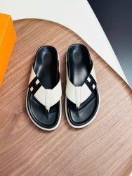 Hermes Shoes Cowhide Fashion Dupe Replica Shoes