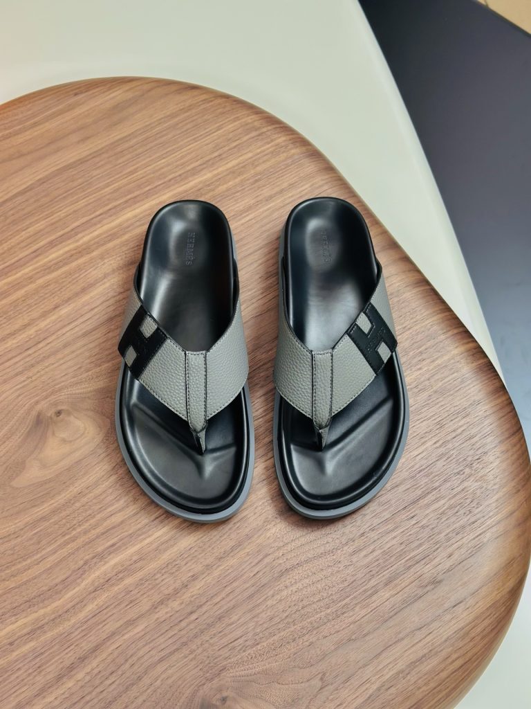 Hermes zapatos de cuero de vaca de moda Replica Mejor sitio web de réplica de zapatos