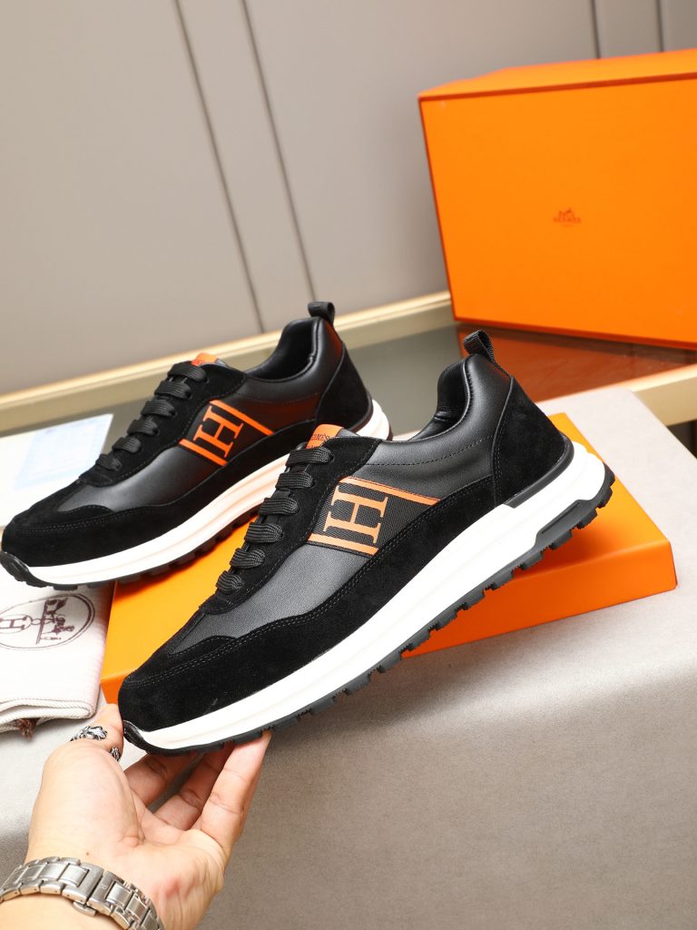 Hermes Shoes Cowhide Look Alike Fake Golden Goose Shoes