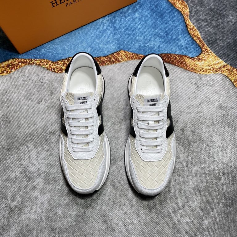 Hermes Shoes Cowhide Luxury Aaa Fake Designer Shoes