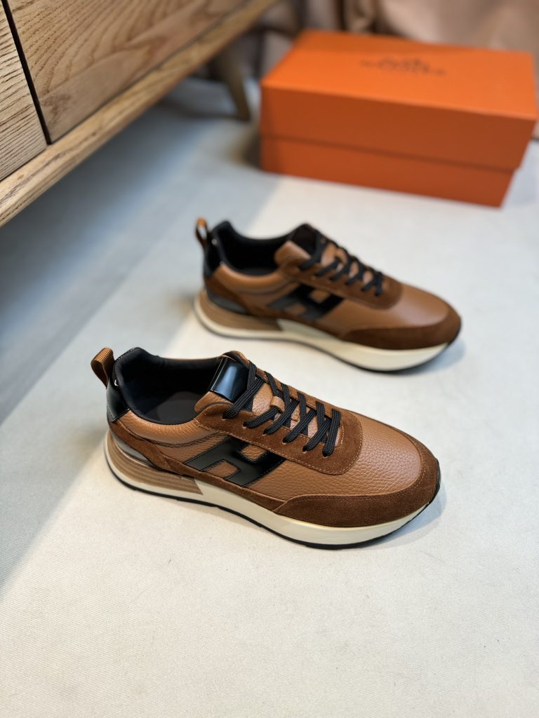Hermes Shoes Cowhide Luxury Dupe Fake Golden Goose Shoes