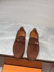 Hermes Shoes Leather Brown Modern High Quality Best Replica Shoe Sites