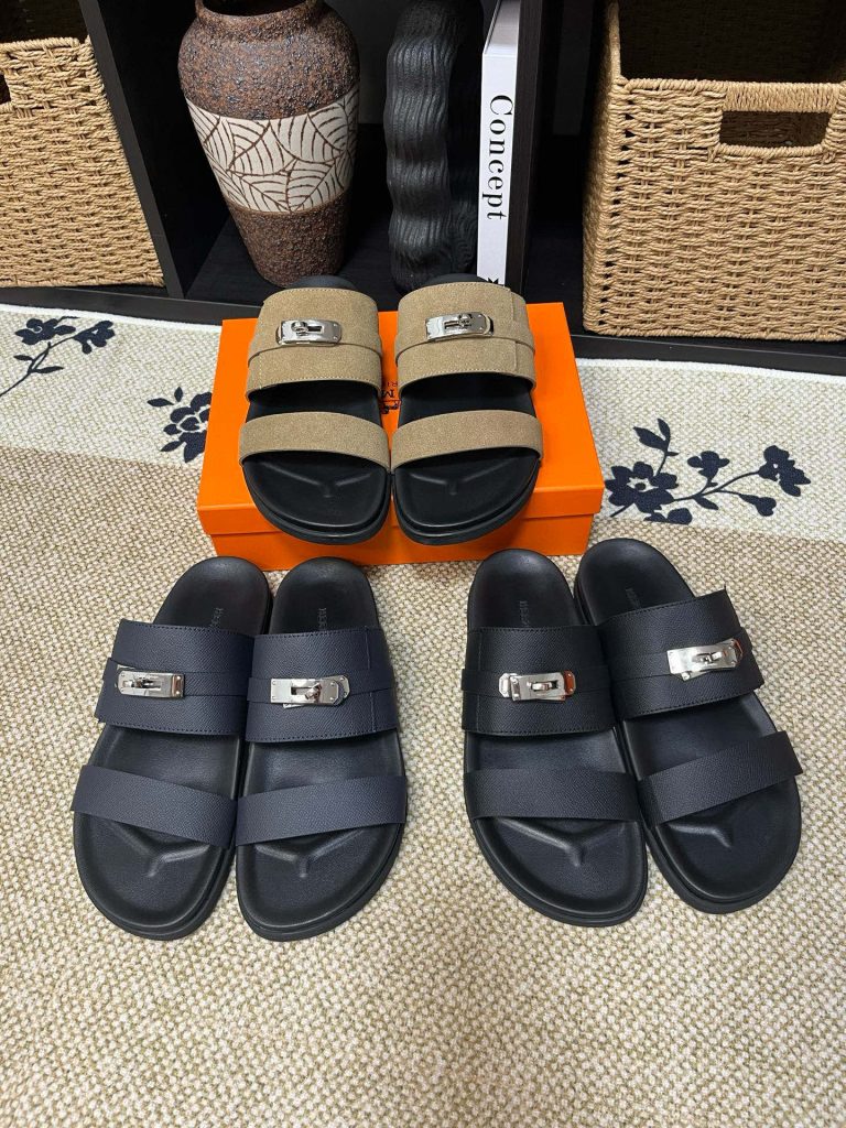 Hermes Shoes Leather Casual First Copy Fake Shoes Online