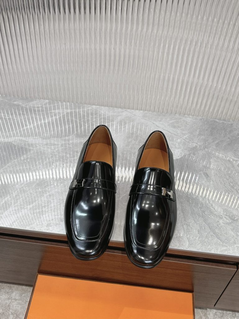 Hermes Shoes Leather Modern Dupe Fake Shoes Online