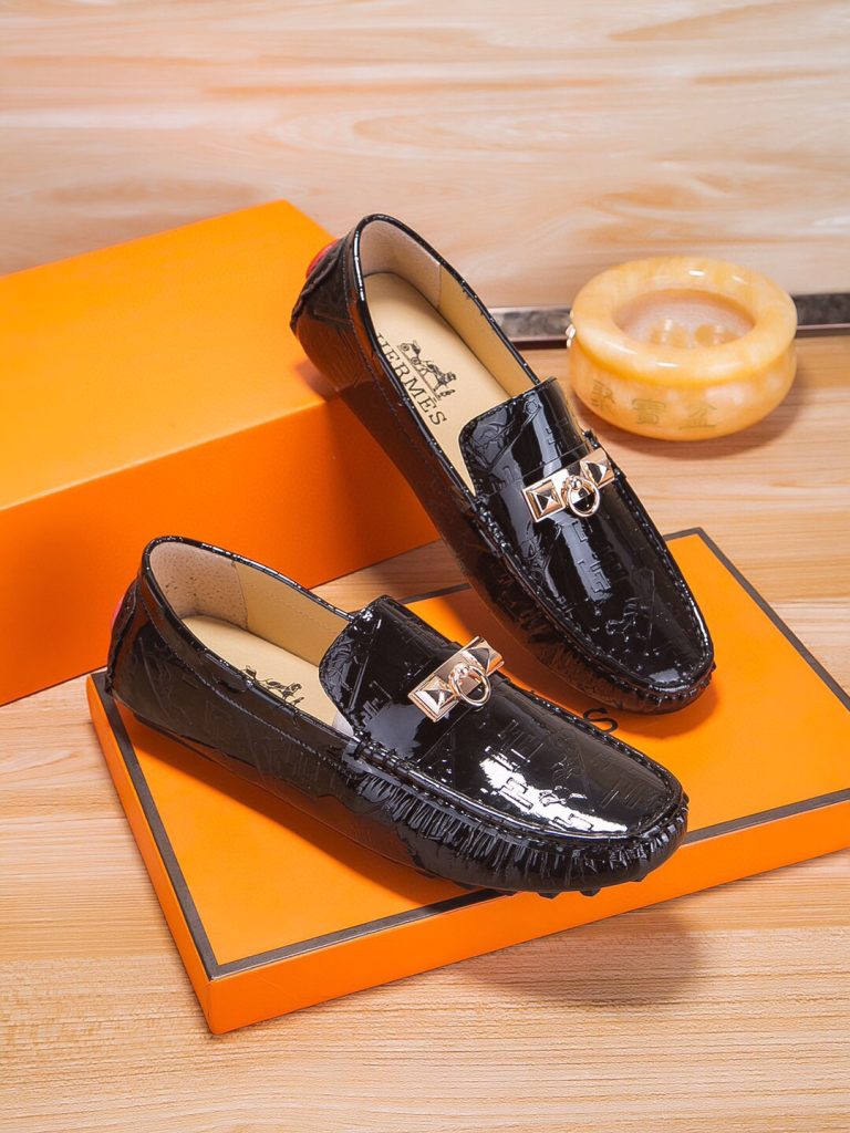 Hermes Shoes Leather Casual 1:1 Best Replica Shoe Sites