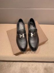 Hermes Shoes Leather Casual Fake Fake Off White Shoes
