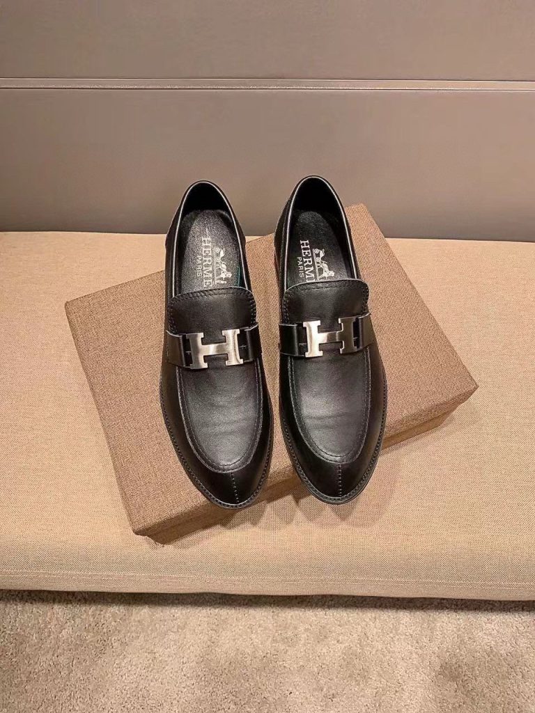 Hermes Shoes Leather Casual Fake Fake Off White Shoes