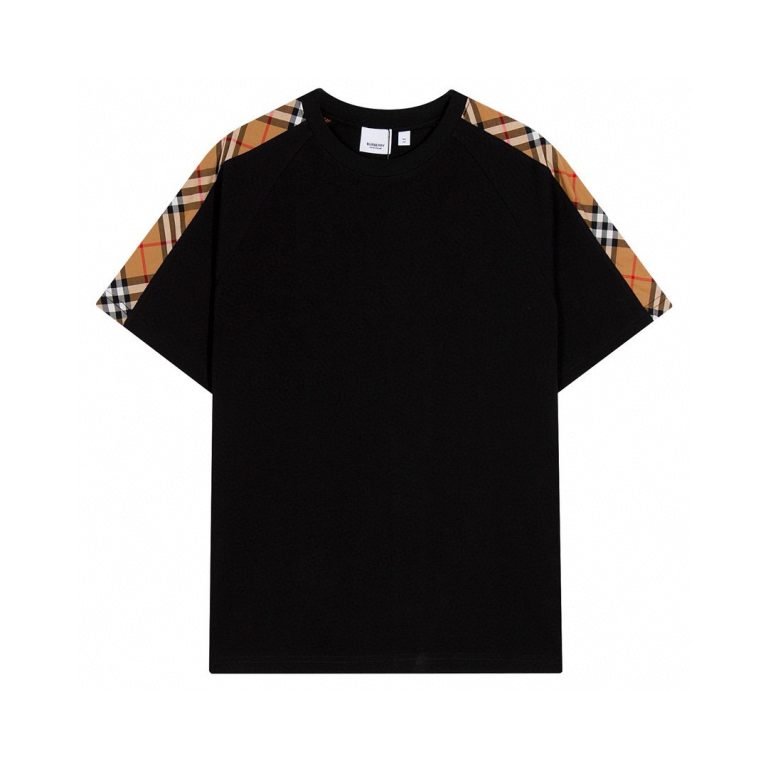 Alta Calidad Burberry Ropa Hombro Negro Réplica de lujo