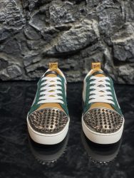 Chaussures Christian Louboutin de haute qualité en cuir de vachette rouge 1:1 Réplique 2
