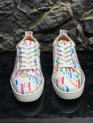 Alta calidad Christian Louboutin zapatos de cuero de vaca rojo de diseño de réplica 2