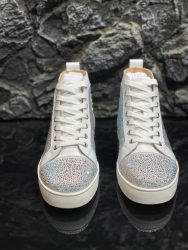 Hohe Qualität Christian Louboutin Schuhe rot Rindsleder Designer Replik 7