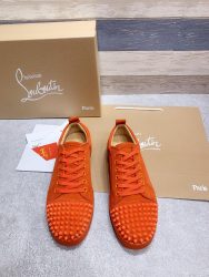 Alta Calidad Christian Louboutin Zapatos de cuero de vaca rojo Primera Copia Réplica 3
