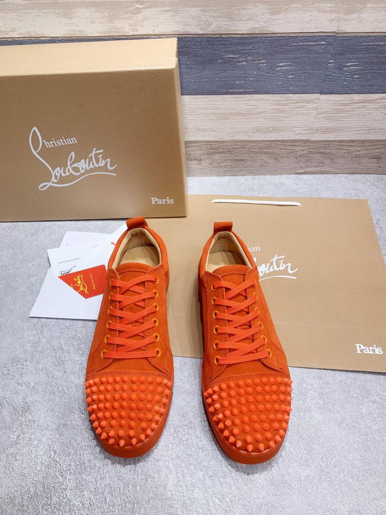 Alta Calidad Christian Louboutin Zapatos de cuero de vaca rojo Primera Copia Réplica 3