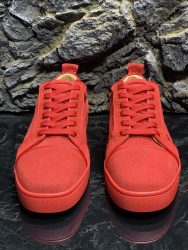 Chaussures Christian Louboutin de haute qualité en cuir de vachette rouge Première copie Réplique 6