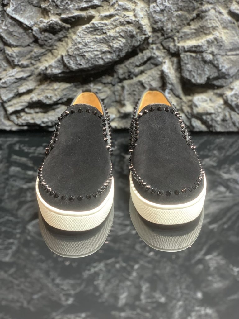 Chaussures Christian Louboutin de haute qualité en cuir de vachette rouge Première copie Réplique