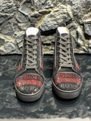Hochwertige Christian Louboutin Schuhe Rotes Rindsleder Look Alike Replik 7