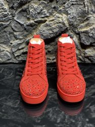 High Quality Christian Louboutin Shoes Red Cowhide Luxury Replica 8