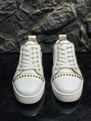 Chaussures Christian Louboutin de haute qualité en cuir de vachette rouge Replica Designer 3