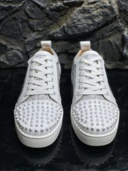 Chaussures Christian Louboutin de haute qualité en cuir de vachette rouge Réplique du créateur 4