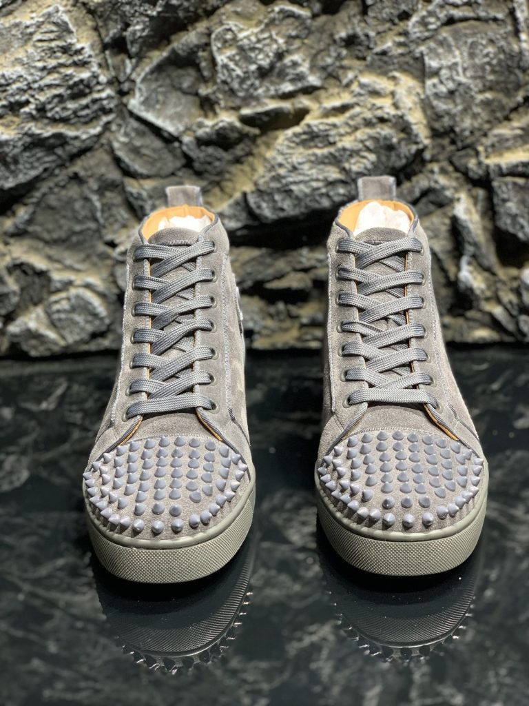 Chaussures Christian Louboutin de haute qualité en cuir de vachette rouge Réplique Designer 7