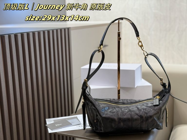 Sac Dior de haute qualité Noir Cuir Classique Elégant Faux