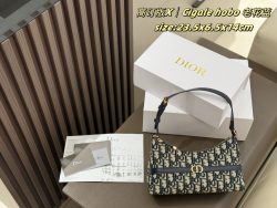 Hochwertige Dior Tasche blau Schulter Luxus Replik