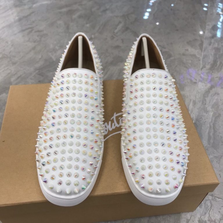 Look Alike Christian Louboutin Zapatos de cuero de vaca rojo Diseñador Replica 4