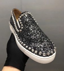 Réplique à l'identique des chaussures Christian Louboutin en cuir de vachette rouge