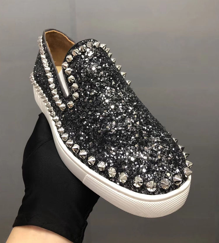 Réplique à l'identique des chaussures Christian Louboutin en cuir de vachette rouge