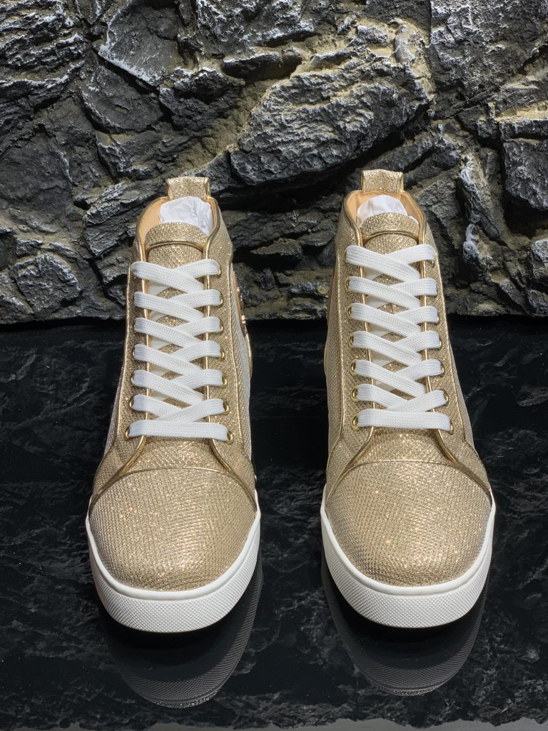 Chaussures Christian Louboutin en cuir de vachette rouge Fausses répliques 4