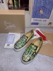 Look Alike Christian Louboutin Shoes Red Cowhide High Quality Replica 1