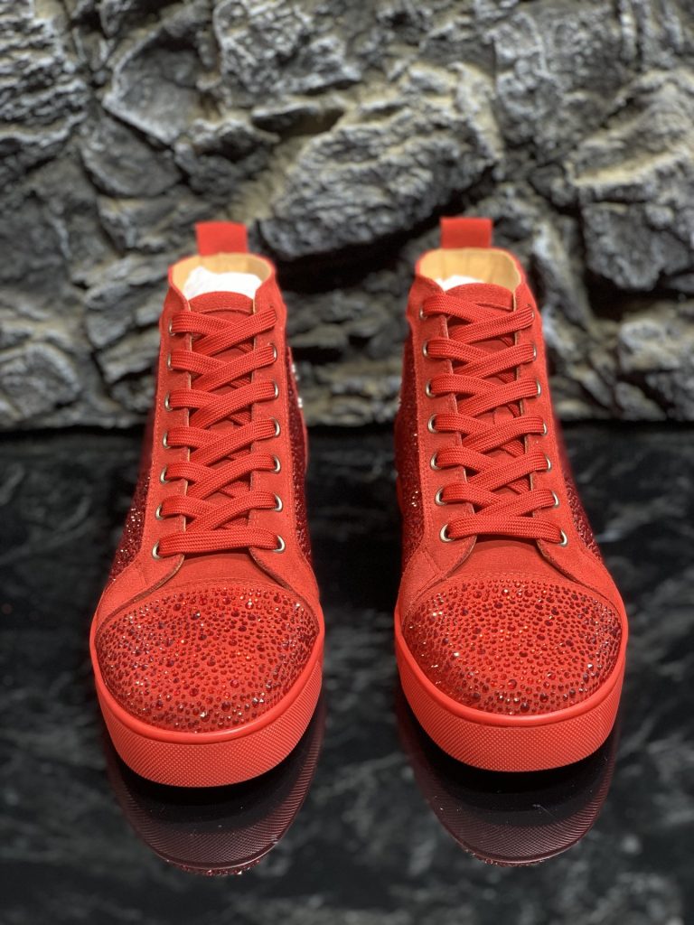 Look Alike Christian Louboutin Schuhe Rot Rindsleder Replik Designer 14