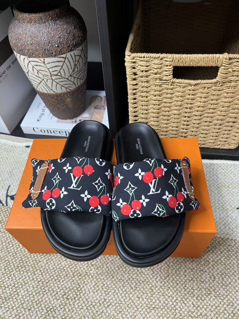 Louis Vuitton zapatos de piel de becerro Retro 1:1 zapatos falsos para la venta