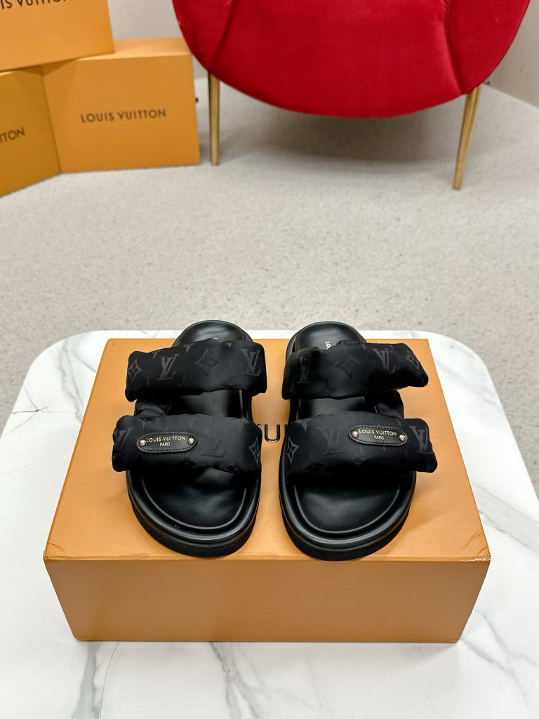 Louis Vuitton Schuhe Kalbsleder Retro Dupe Gefälschte Designer Schuhe Billig