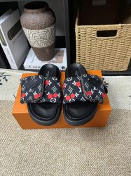 Louis Vuitton Shoes Calfskin Retro High Quality Replica Jordan Shoes