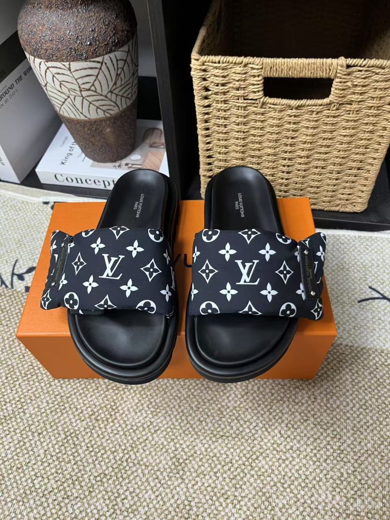 Louis Vuitton Schuhe Kalbsleder Retro Look Alike Schuh Replicas Billig