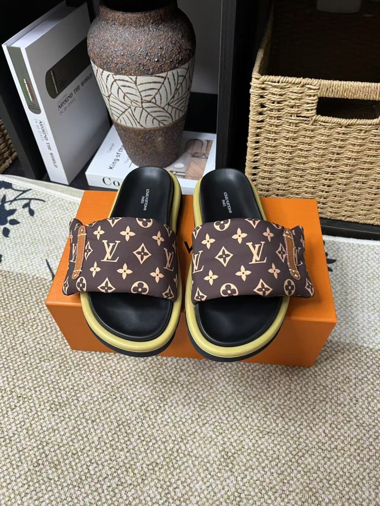 Louis Vuitton Schuhe Kalbsleder Retro Replik Fälschung Off White Schuhe