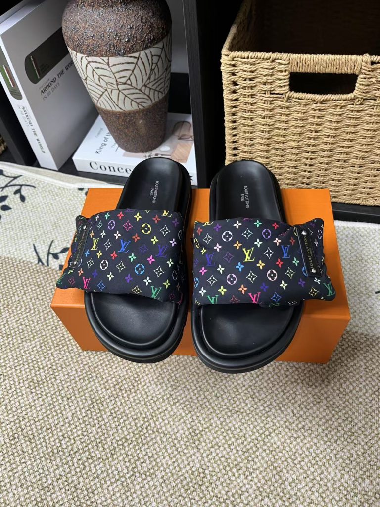 Louis Vuitton Schuhe Kalbsleder Retro Replik gefälschte Schuhe zu verkaufen