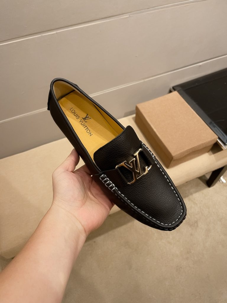 Louis Vuitton Shoes Cowhide Black Classic Replica Replica Shoe Websites
