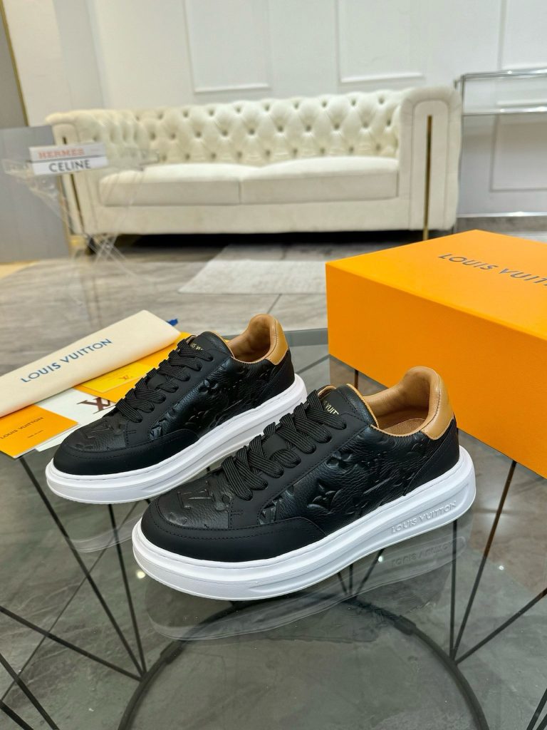 Louis Vuitton Zapatos De Piel De Vaca Calle Aaa Fake Designer Shoes