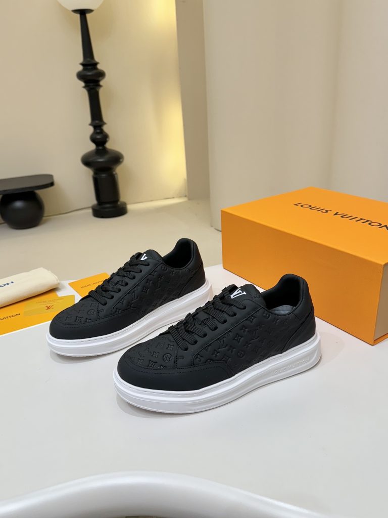 Louis Vuitton Schuhe Rindsleder Straße Erste Kopie Beste Replik Schuhe