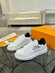Louis Vuitton Schuhe Rindsleder Straße Erste Kopie gefälschte Designer Schuhe
