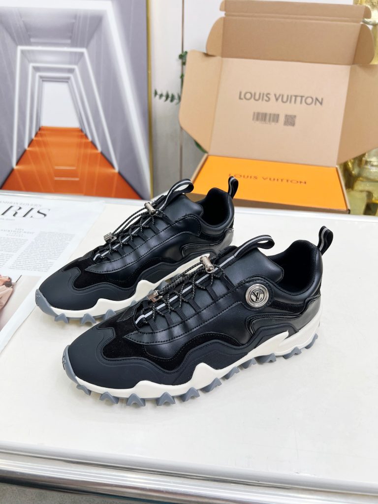 Louis Vuitton zapatos de cuero 1:1 zapatos falsos lista de sitios web
