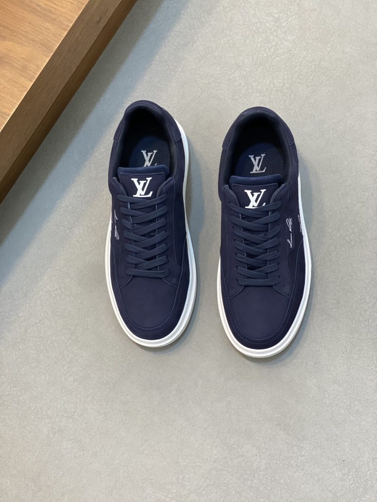 Louis Vuitton zapatos de cuero clásico Aaa mejores sitios web de zapatos falsos