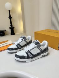 Louis Vuitton Schuhe Leder Klassische Designer Fake Schuhe Online
